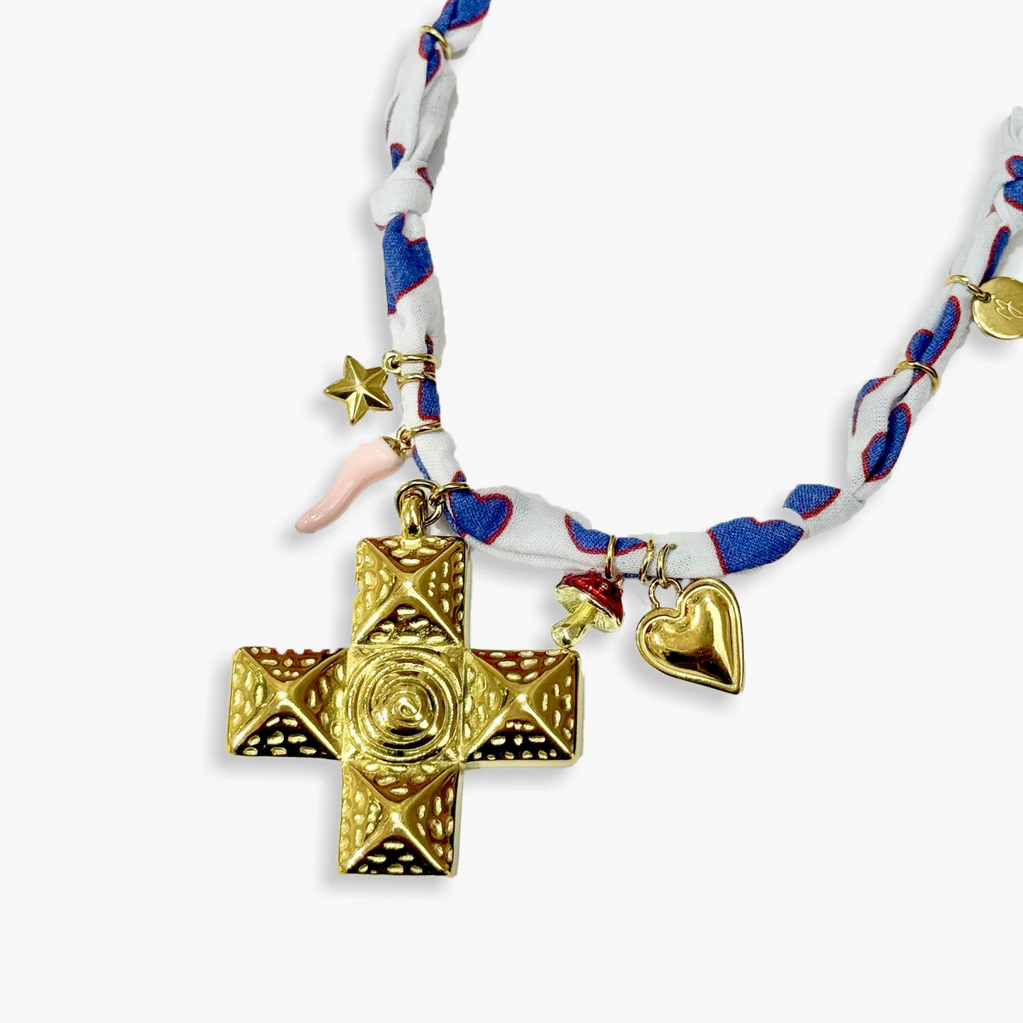 KASIBIJOU CROIX - BLANC&VIOLET