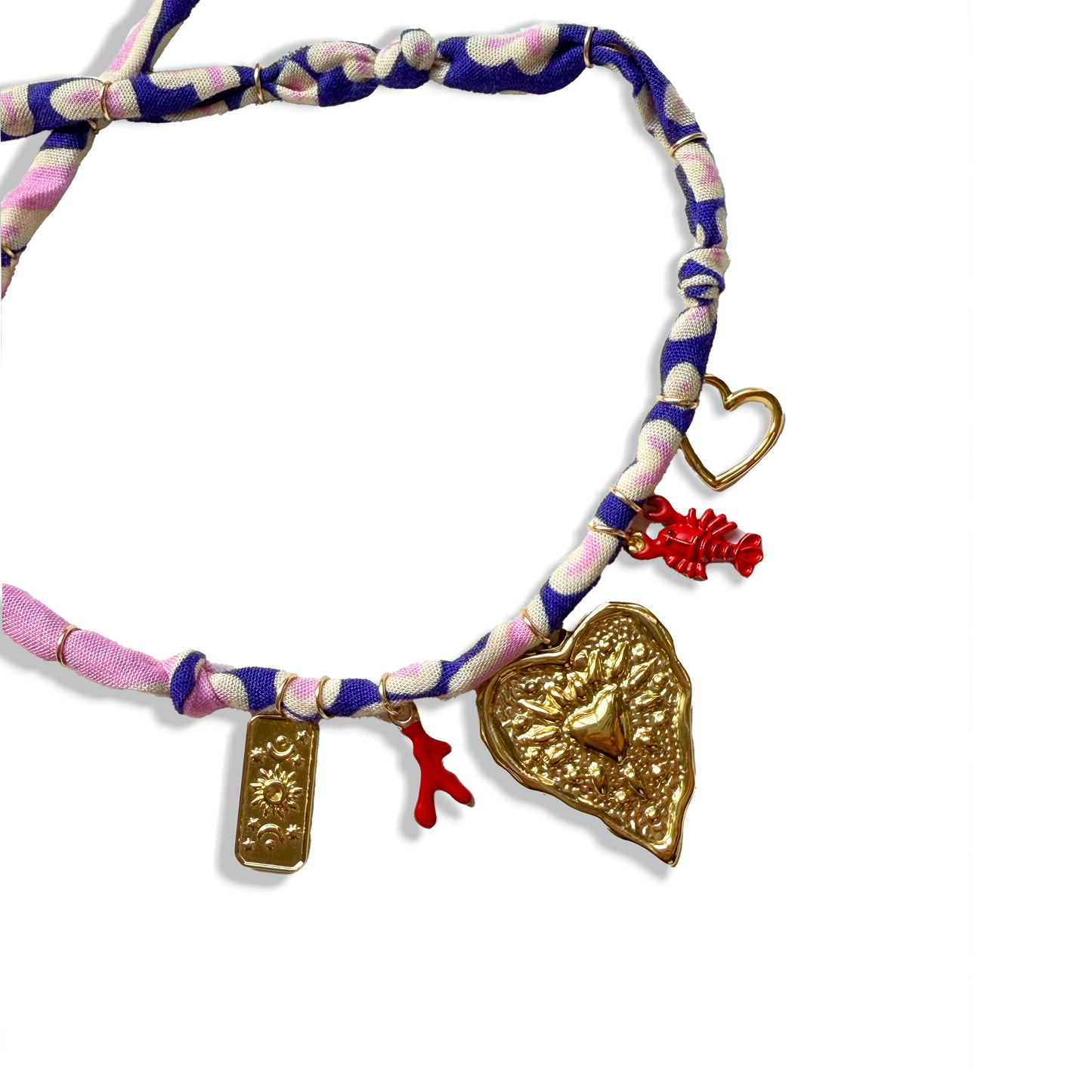 COLLIER COEUR - Violet Rose