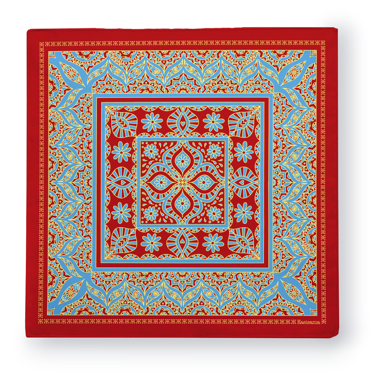 FOULARD HOIAN - Rouge Bleu