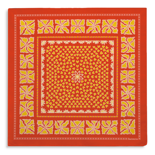 HANOI - ROUILLE&JAUNE - COTON