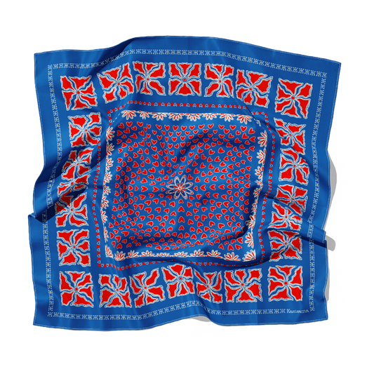 HANOI - BLEU&ROUGE - SOIE