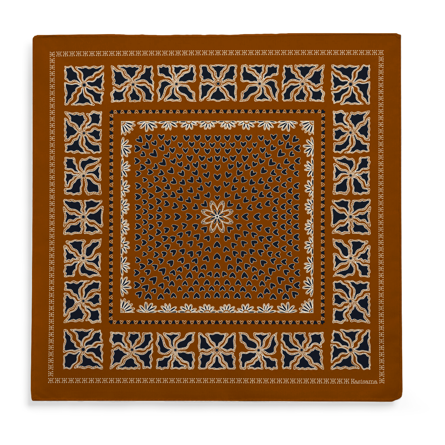FOULARD HANOI - Marron
