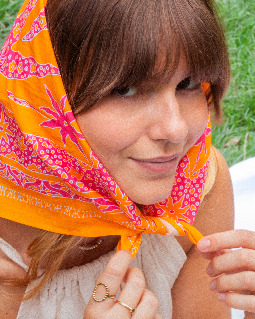 SAMUI - JAUNE&ROSE - COTON