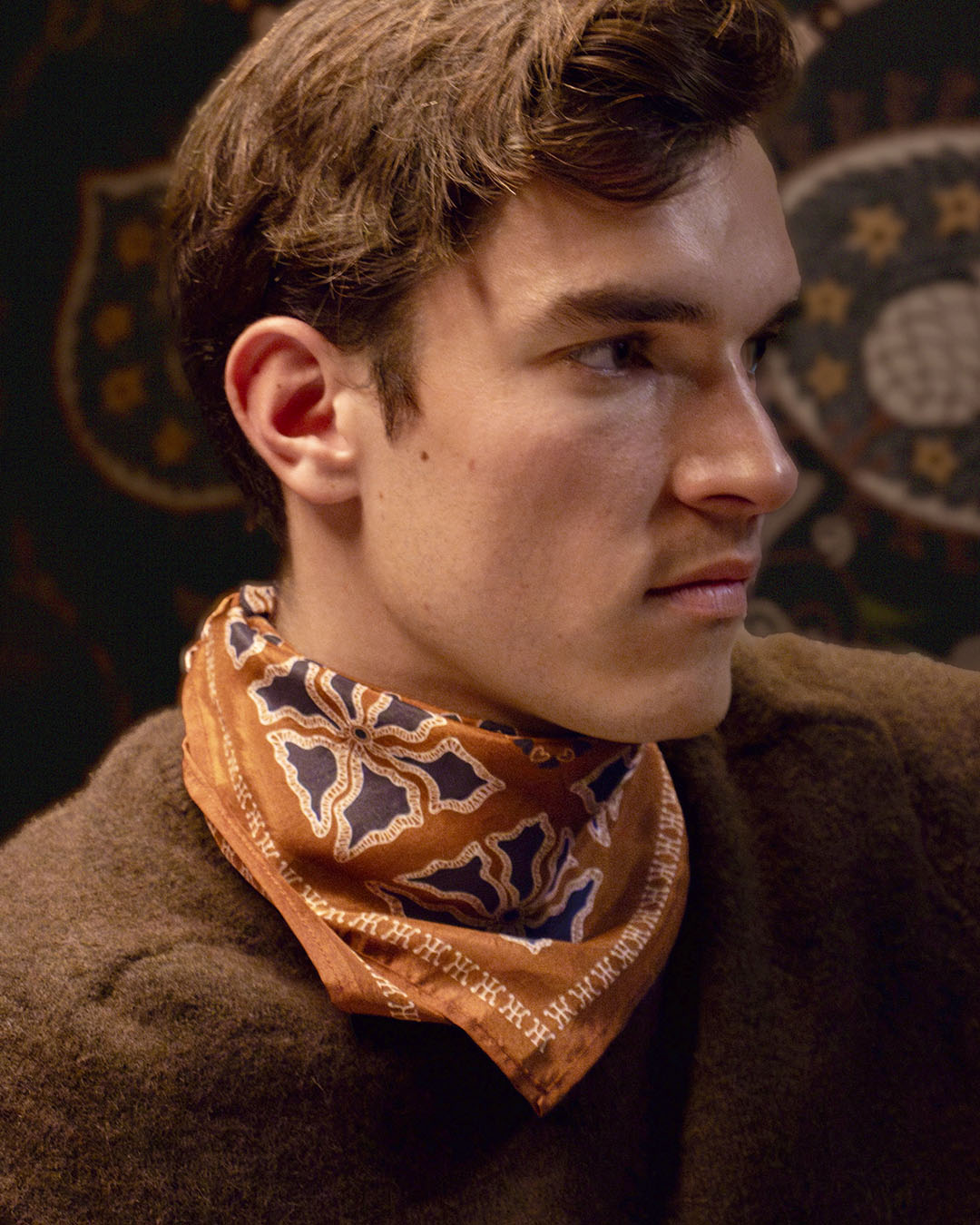 HANOI - MARRON&NOIR - SOIE