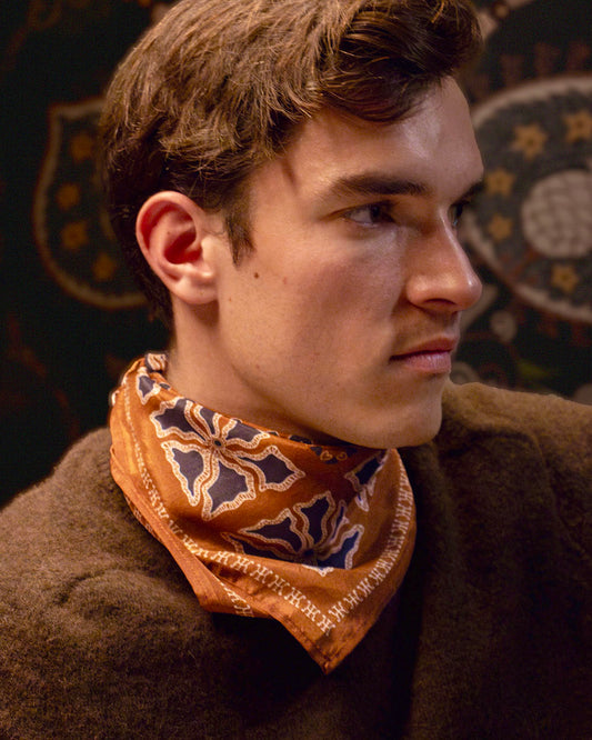 FOULARD HANOI - Marron