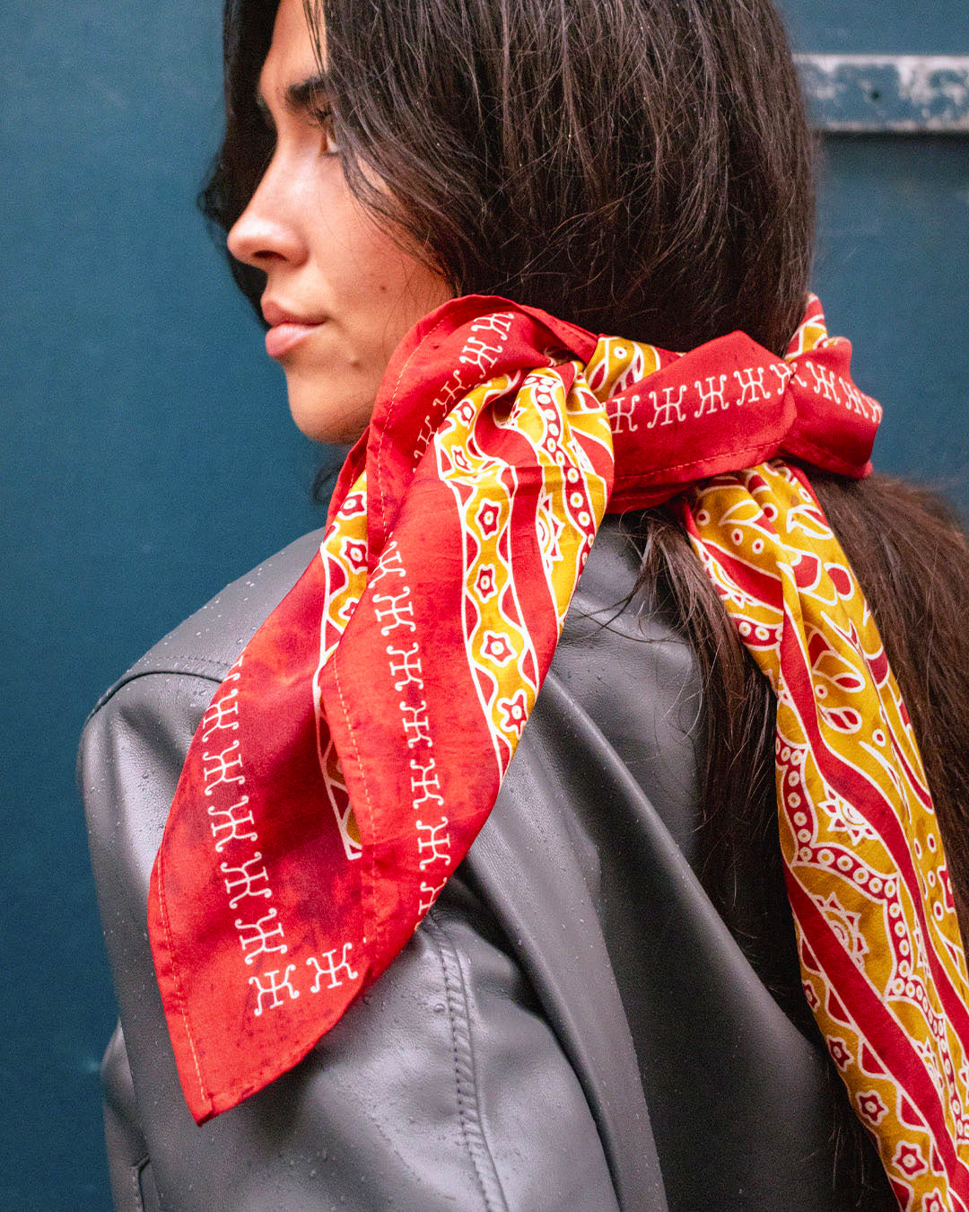 KUALA LUMPUR ROUGE&JAUNE - SOIE