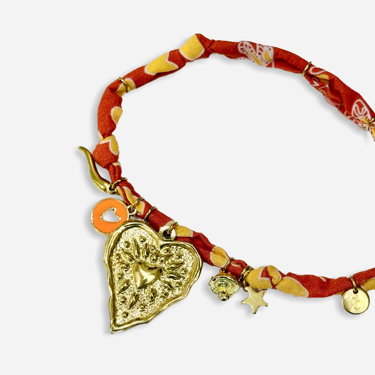 KASIBIJOU COEUR - OCRE&ORANGE