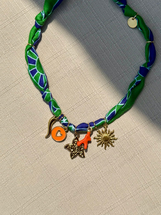 LE COLLIER VERT&VIOLET - ÉTOILE