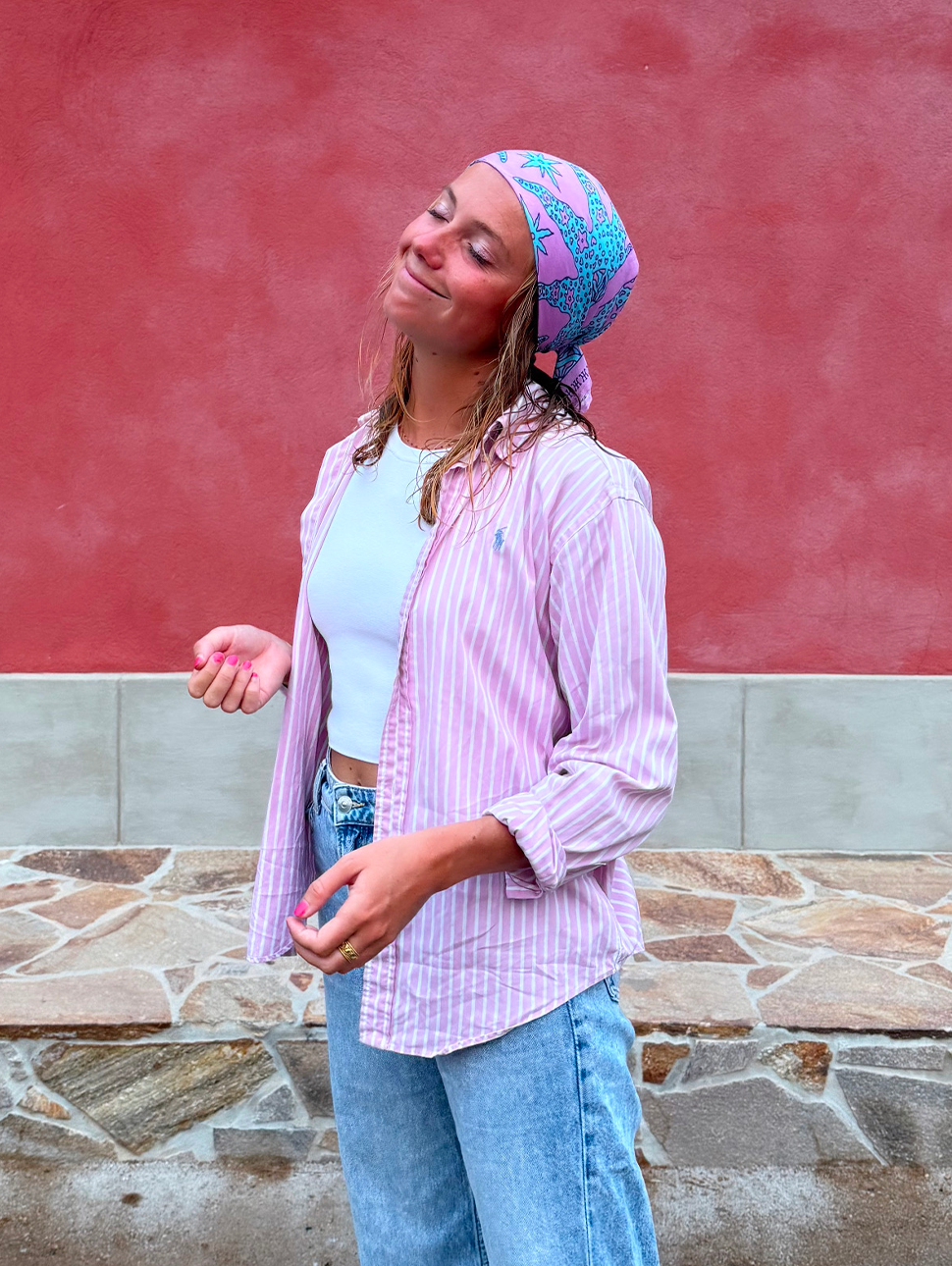 SAMUI - ROSE&BLEU - COTON