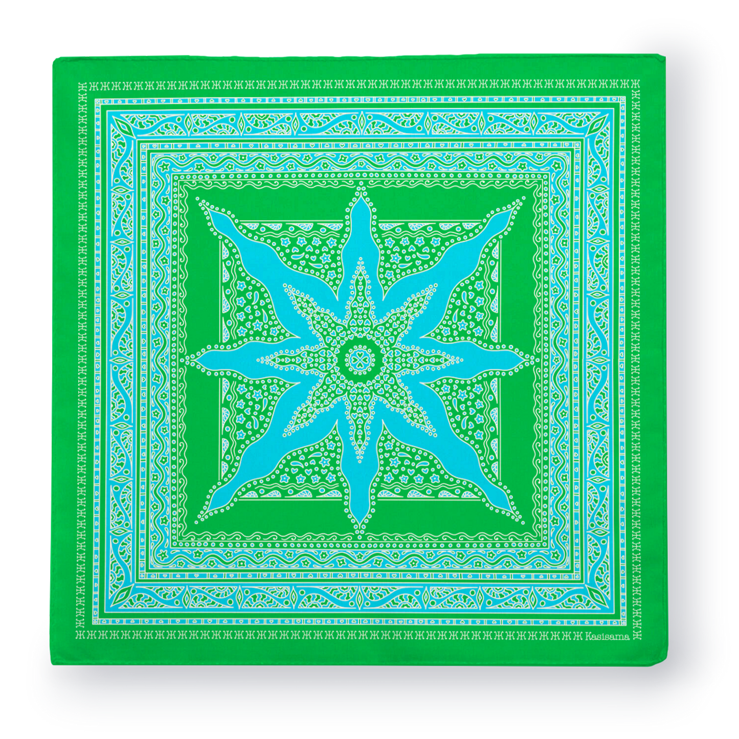 FOULARD SIARGAO - Vert Bleu