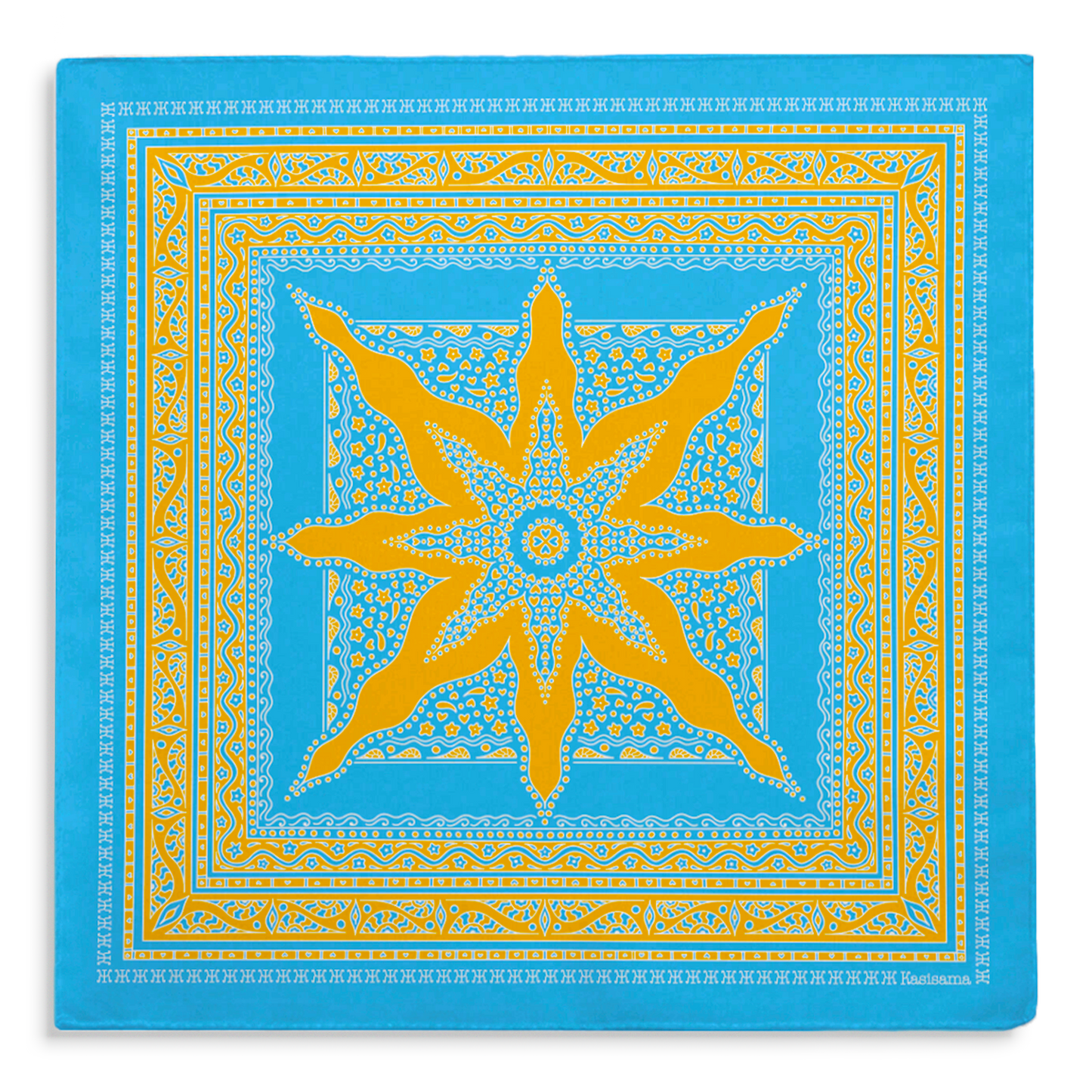 SIARGAO - BLEU&JAUNE - COTON