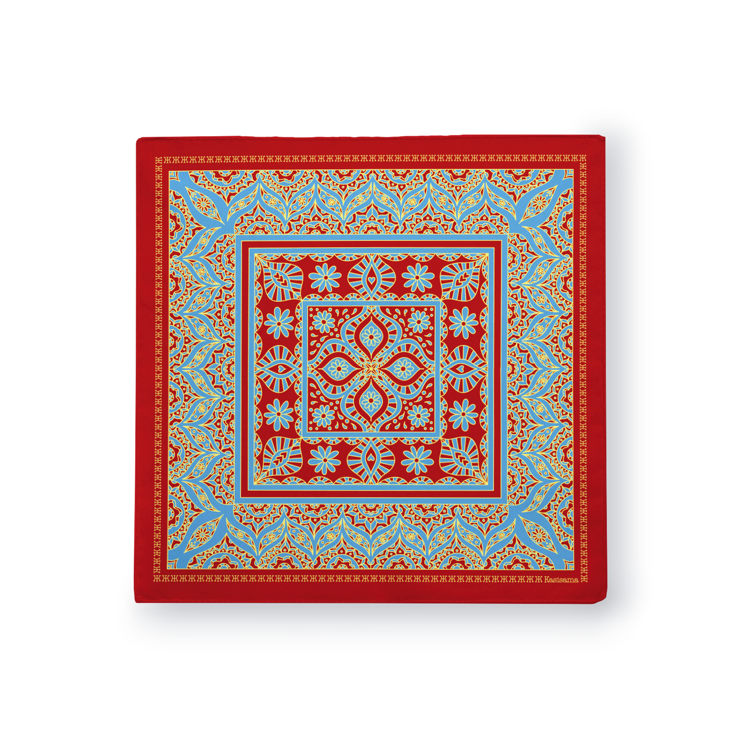 FOULARD HOIAN - Rouge Bleu