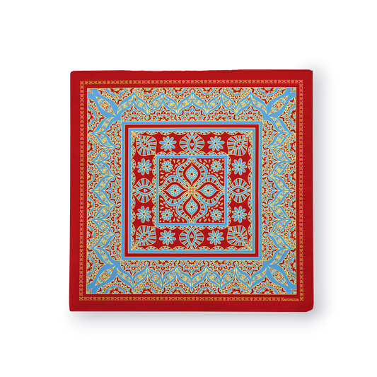 FOULARD HOIAN - Rouge Bleu