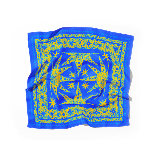 LE BLEU&JAUNE - SAMUI - SOIE
