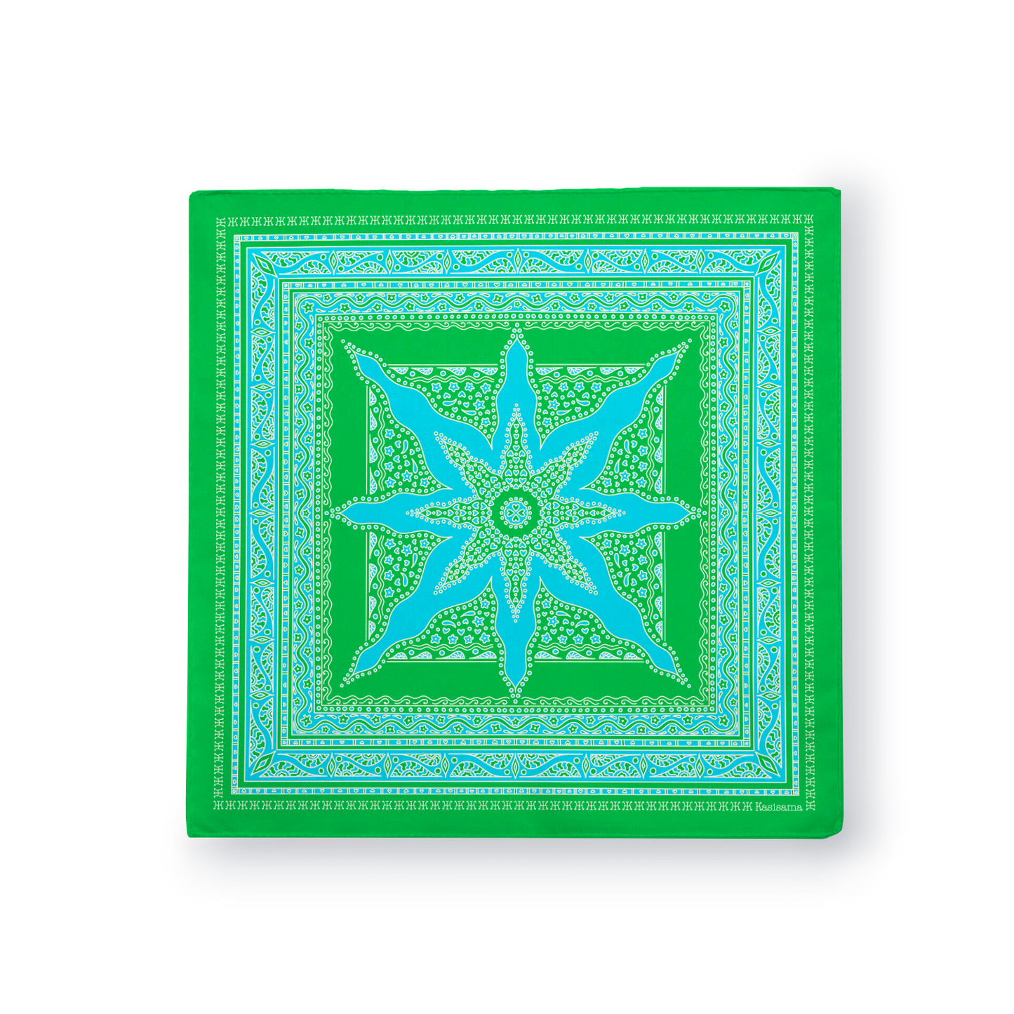 FOULARD SIARGAO - Vert Bleu