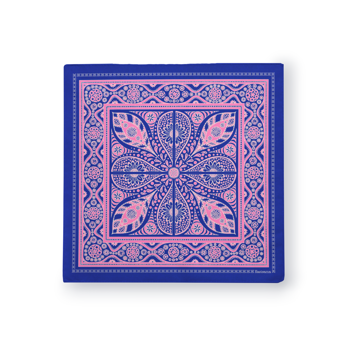 FOULARD VANG VIENG -  Bleu Rose
