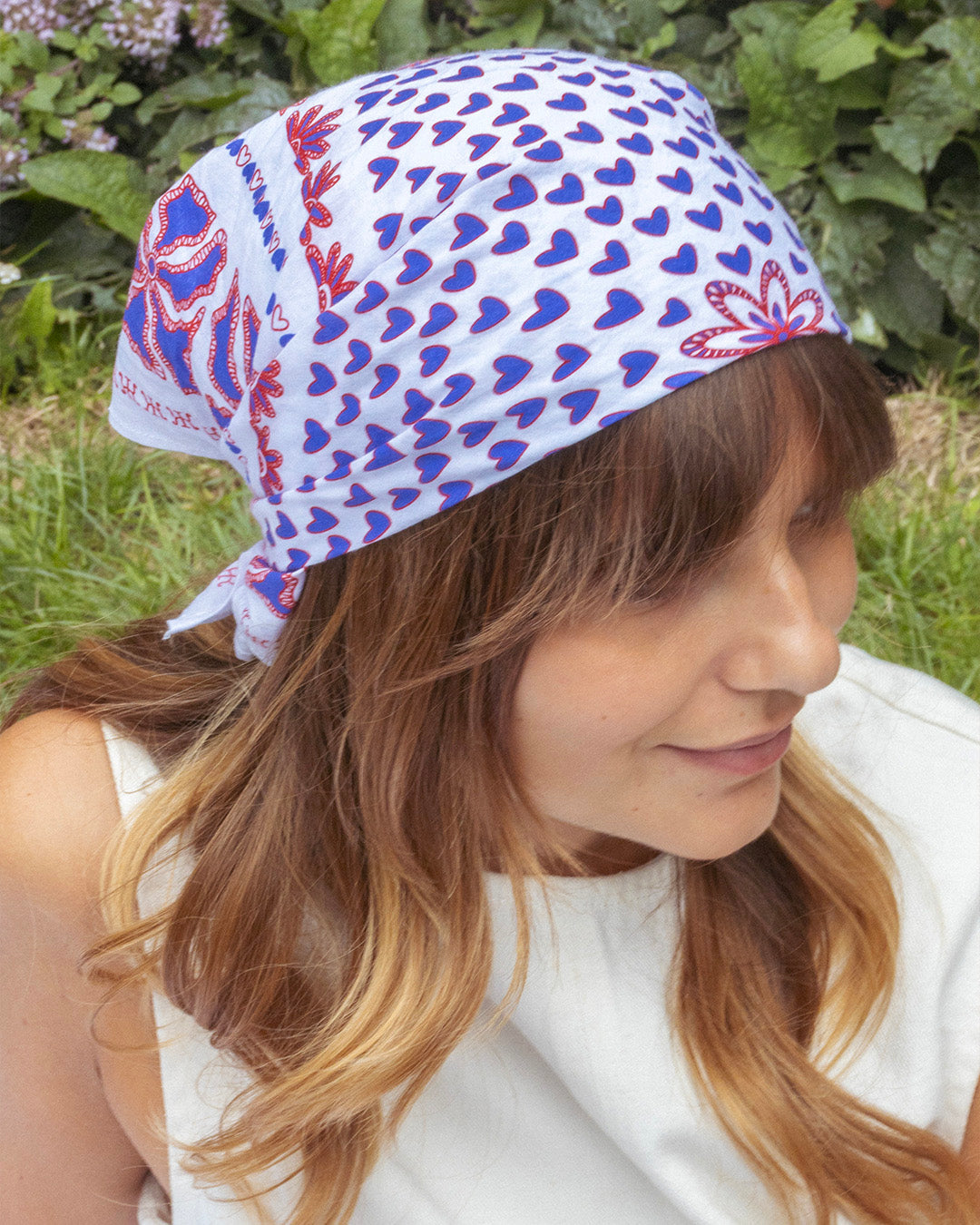 HANOI - BLANC&VIOLET - COTON