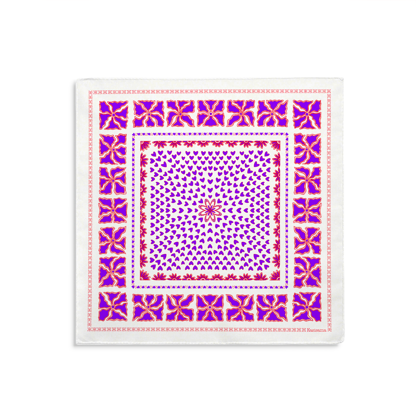 HANOI - BLANC&VIOLET - COTON