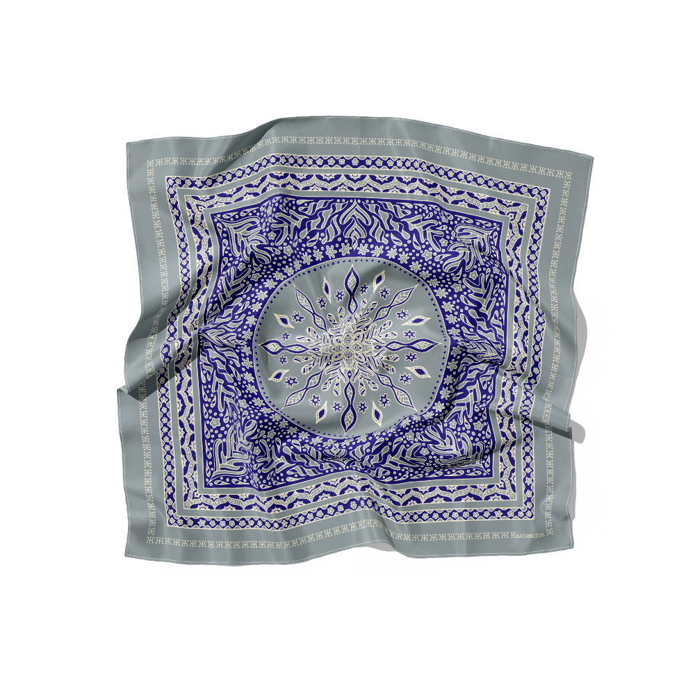 KUALA LUMPUR  - BLEU&GRIS - SOIE