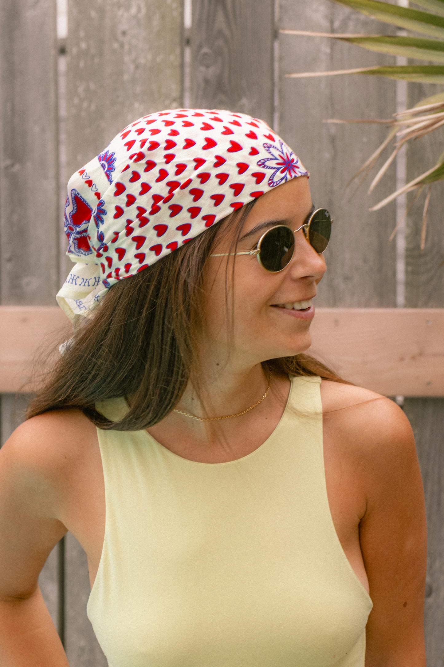 FOULARD HANOI - Blanc Rouge