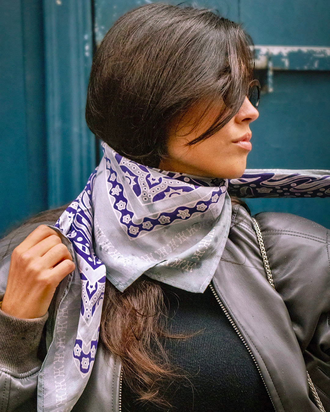 KUALA LUMPUR  - BLEU&GRIS - SOIE