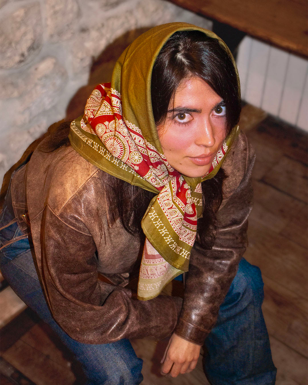 MARRAKESH - BORDEAUX&OLIVE - SOIE